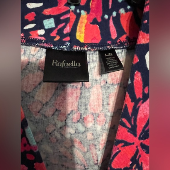 RAFAELLA SHIRT SIZE LARGE COLORFUL - Picture 2 of 3